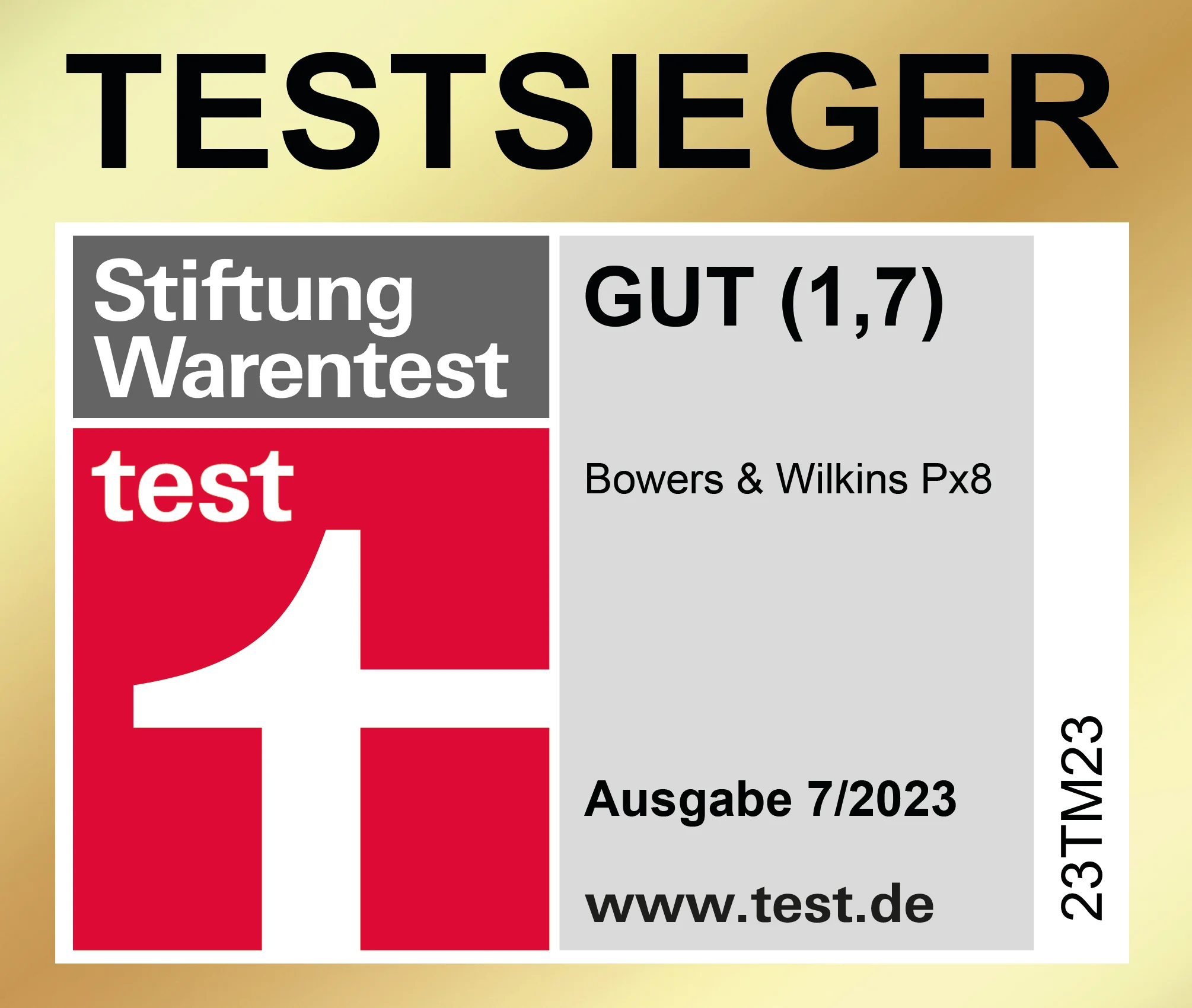 Stiftung Warentest award logo